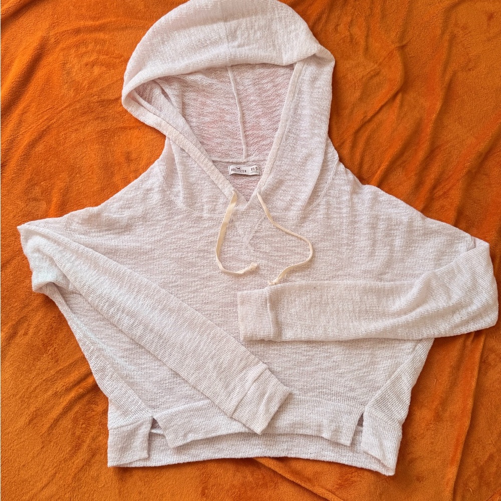 Hollister Cream Hoodie Jacket